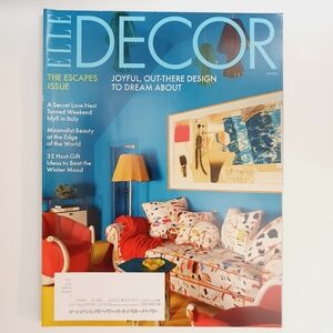 Elle Decor Magazine Winter 2024 Joyful Out There Design To Dream About Escapes